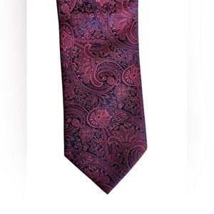 Bill Robinson Elegant  Tie in Deep Red